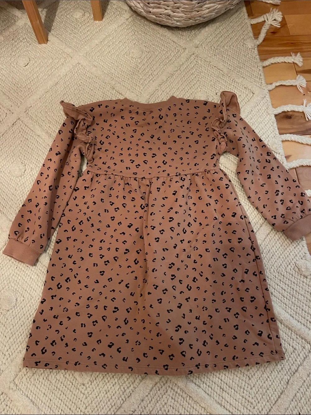 Tucker + Tate size 6 girls Leopard Print sweatshirt Dress